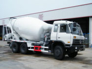 Dongfeng Concrete Mixing Transport Trucks , 6x4 10 Wheel 9 Cube Cement Mixer Truck