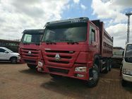 China Red Color Second Hand Tipper Trucks , 2nd Hand Dump Trucks GCC Approved factory