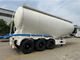 53 cbm v type Bulk Cement powder Tank Trailer bulk cement tank semi trailer / dry powder tanker truck