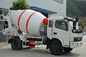 4m3 Capacity Concrete Transit Mixer Truck / Concrete Transport Truck Easy Operation supplier