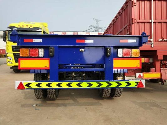 China Skeleton Semi Trailer Truck 20 Ft 2 Axle Container With 13 Tons Capacity supplier
