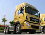 China Yellow 10 Wheels Prime Mover Truck 6x4 Drive Mode LHD RHD 375HP CCC Certified factory
