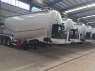 China 3 Axle 40m3 48T Bulk Cement Tanker Trailer For Concrete Batching Plant factory