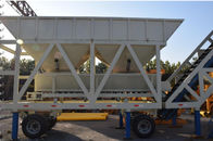 China YHZS50 JS1000 Concrete Batching Plant Mobile Type With 50 M³/H Capacity factory