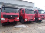 China 375 Hp 2nd Hand Tipper Trucks , 6*4 LHD Used Tipper Trucks For Transferring Animals factory
