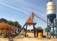 Stationary Concrete Batching Plant With Cement Silos 15 - 200 M3 Per Hour