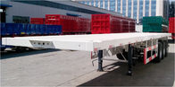 China Three Axles Semi Trailer Truck For Container Loading Q345B Material factory