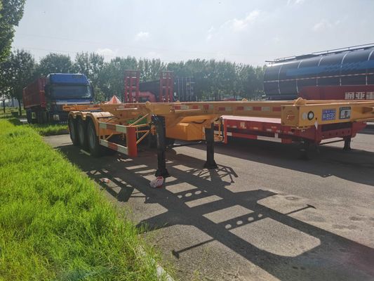 3 Axle 40ft Skeleton Trailer For Sale Skeletal Semi Trailer