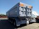 U Shape Tractor Trailer Truck / 4 Axle Dump Truck Tipper With 35m3 Cargo Box Capacity supplier