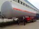 59.4CBM 3 Axle Semi Trailer / LNG Transport Trailers For Transport LPG supplier