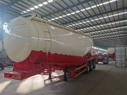 3 Axle Bulker Cement Tanker Trailer 10000 Gallon 42 Cubic Meters Fly Ash Trailer