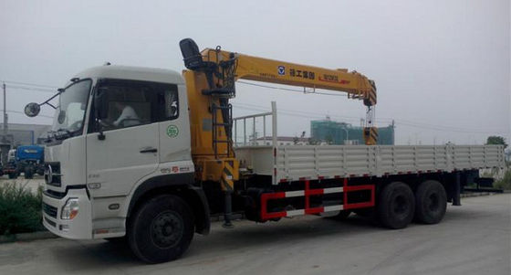 245hp Mobile Truck Mounted Crane Truck Loader Crane Lifting Capacity 12 Ton