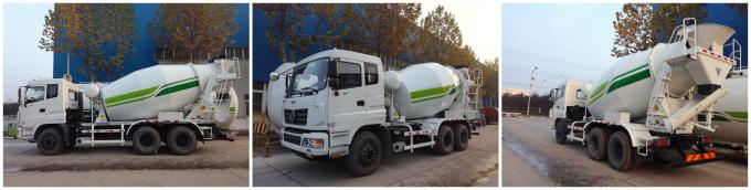 6x4 Heavy Duty Concrete Mixer Truck 8 - 12m3 Capacity With Cummins Engine
